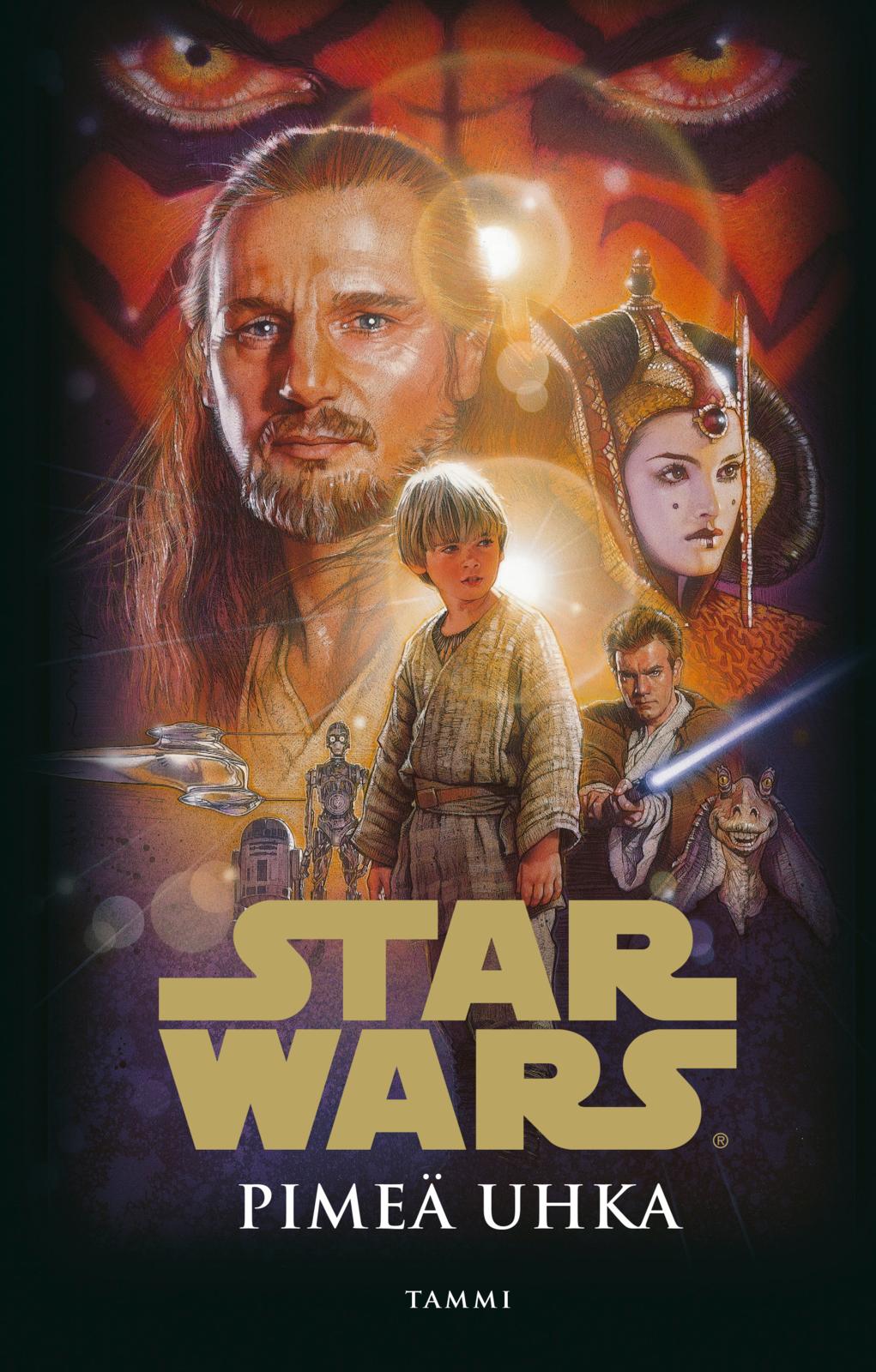 Etukansi. Terry  Brooks. Star Wars. Pimeä uhka