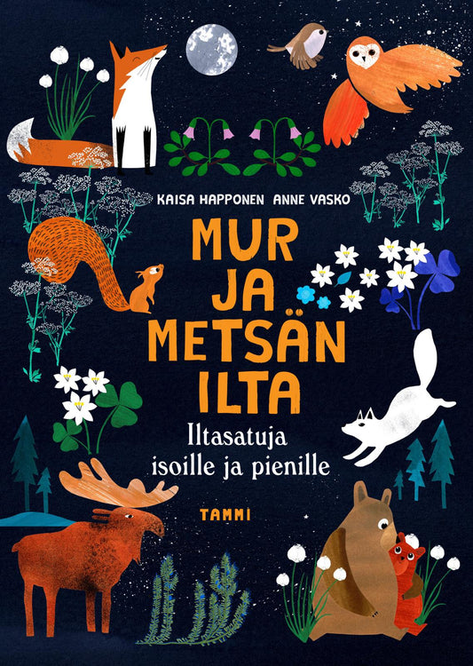 Etukansi. Kaisa Happonen. Anne Vasko. Mur ja metsän ilta.