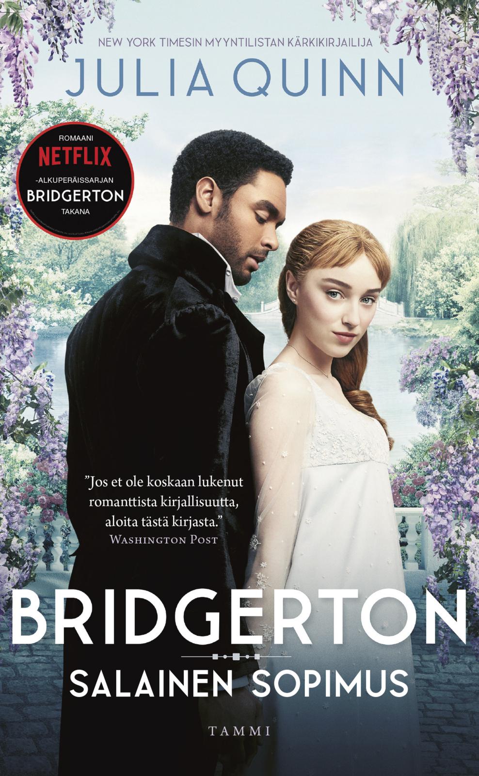 Etukansi. Julia Quinn Bridgerton: Salainen sopimus