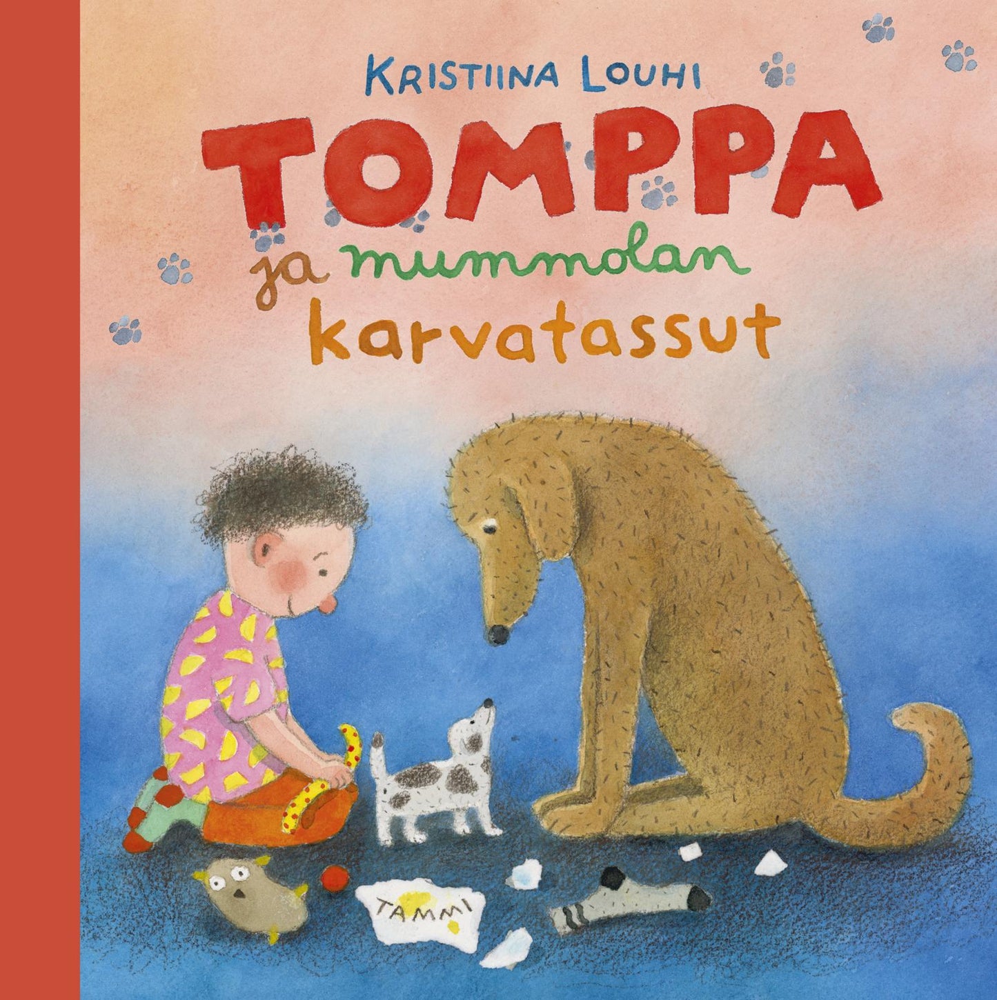 Etukansi. Kristiina Louhi. Tomppa ja mummolan karvatassut