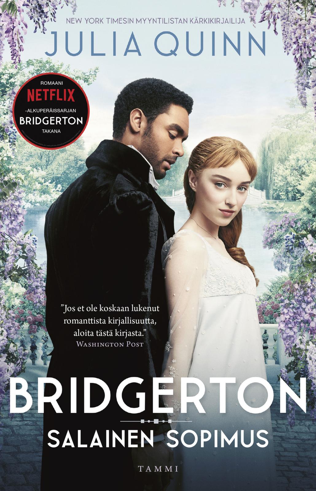 Etukansi. Julia Quinn Bridgerton: Salainen sopimus