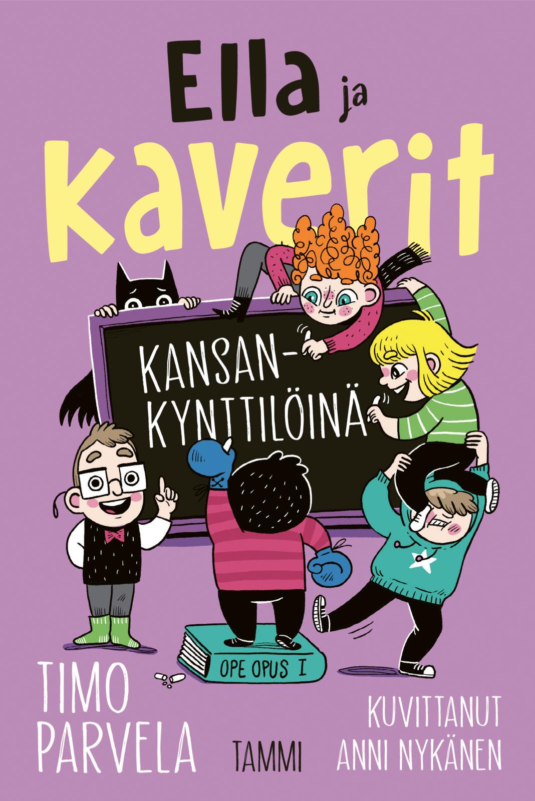 Etukansi. Timo Parvela. Ella ja kaverit kansankynttilöinä