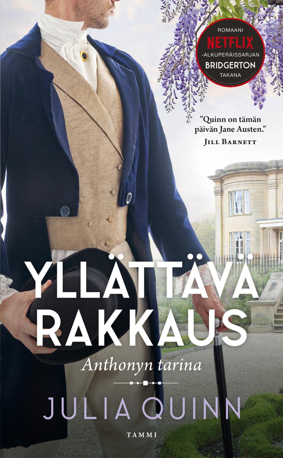 Etukansi. Julia Quinn Bridgerton: Yllättävä rakkaus