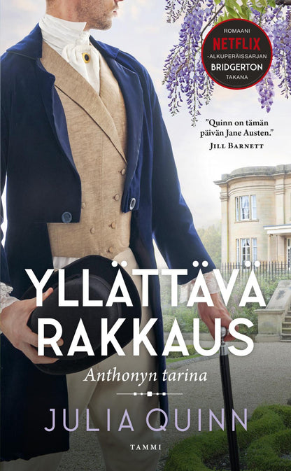 Etukansi. Julia Quinn Bridgerton: Yllättävä rakkaus