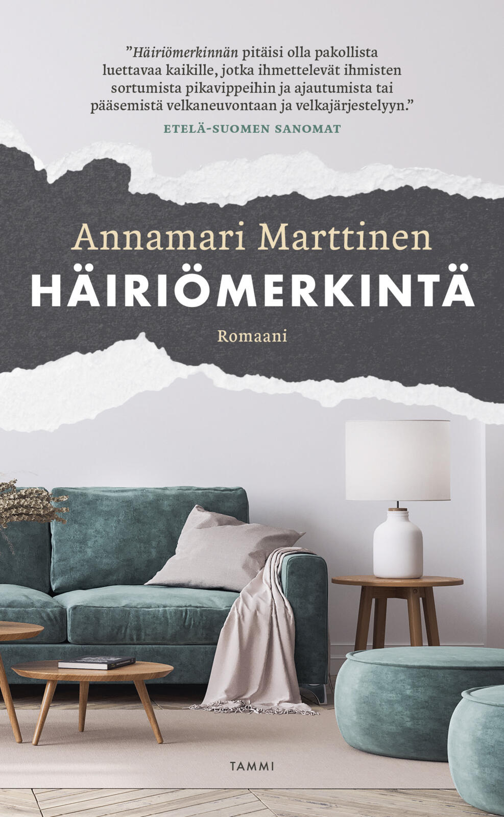 Etukansi. Annamari Marttinen Häiriömerkintä