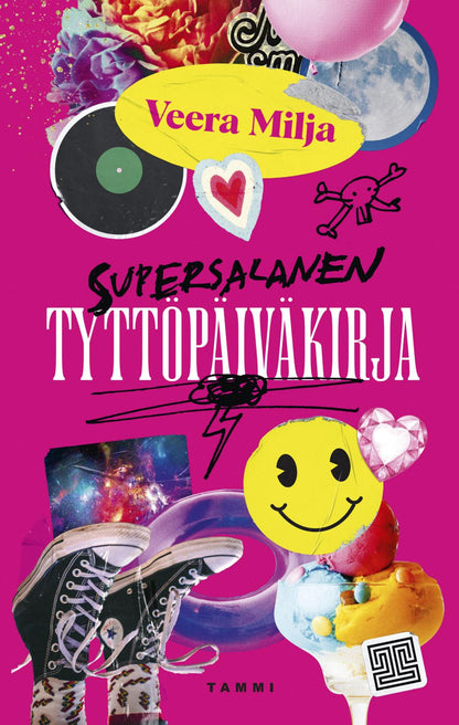 Etukansi. Veera Milja . Supersalanen tyttöpäiväkirja