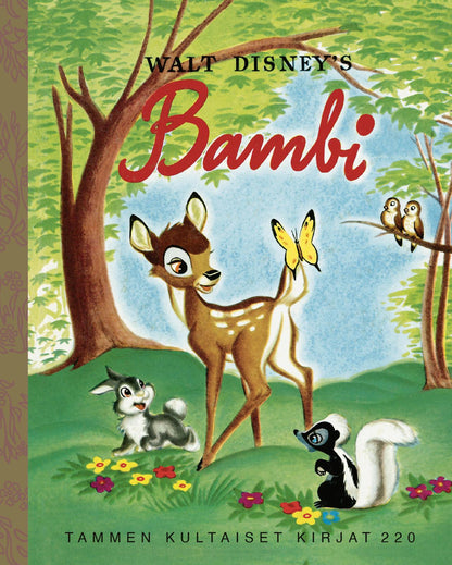 Etukansi. Disney Bambi. TKK 220