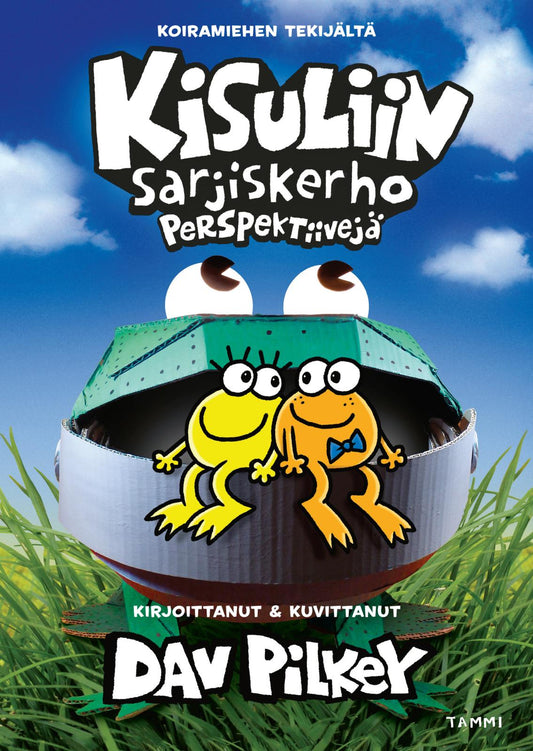 Etukansi. Dav Pilkey. Kisuliin sarjiskerho. Perspektiivejä.