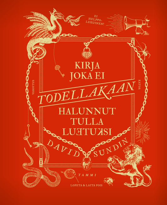 Etukansi. David Sundin. Kirja joka ei todellakaan halunnut tulla luetuksi.