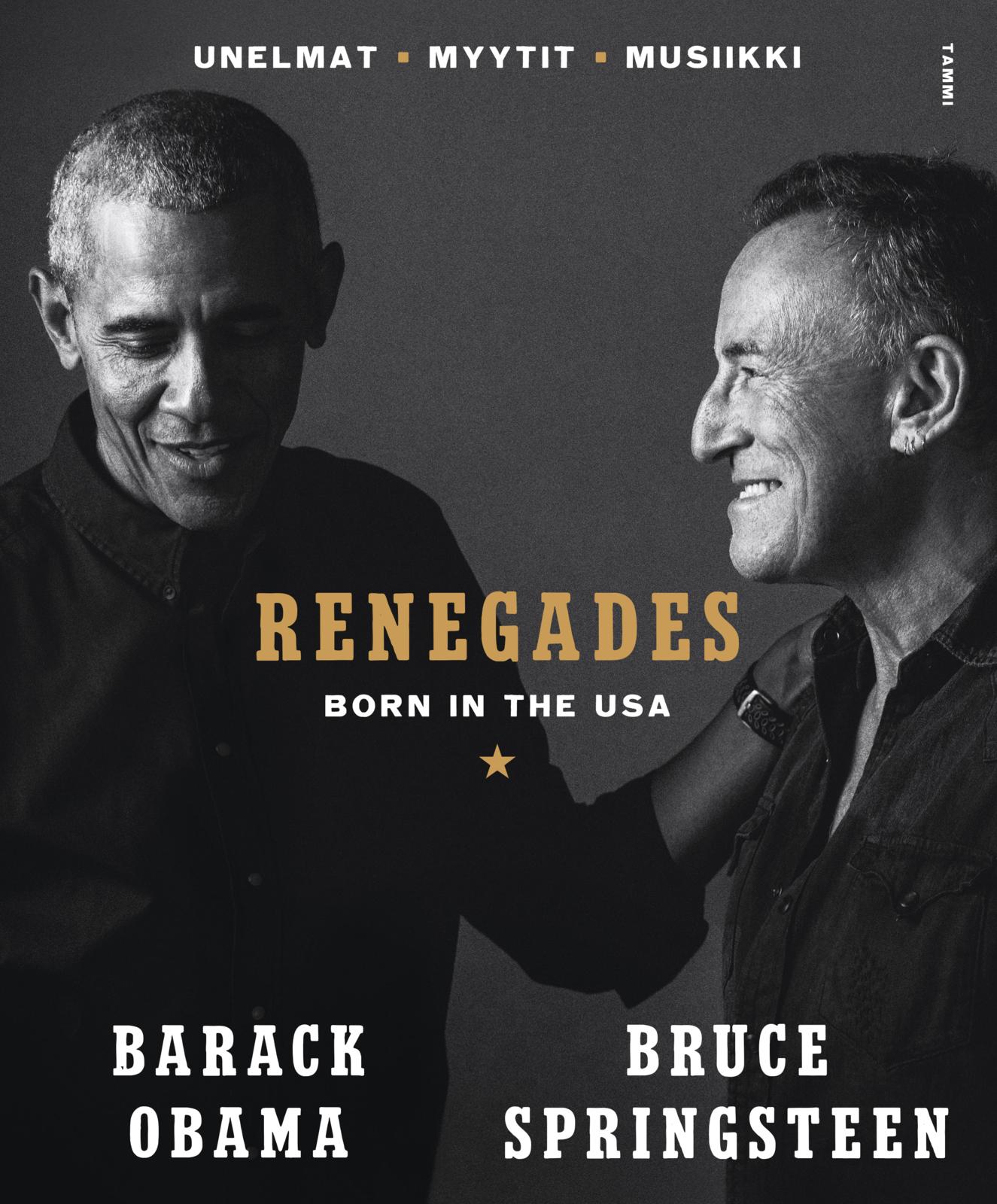 Etukansi. Barack Obama. Renegades - Born in the USA (suomenkielinen)