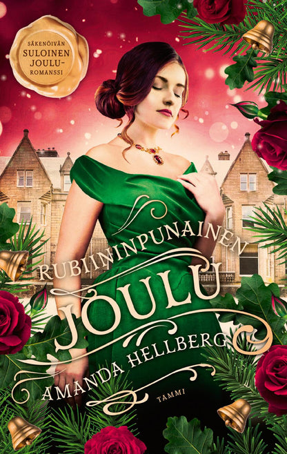 Etukansi. Amanda Hellberg. Rubiininpunainen joulu