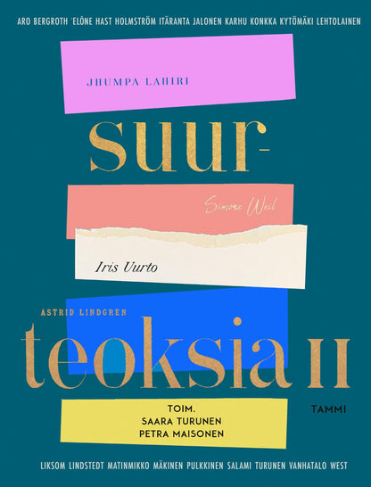 Etukansi. Saara Turunen. Suurteoksia II