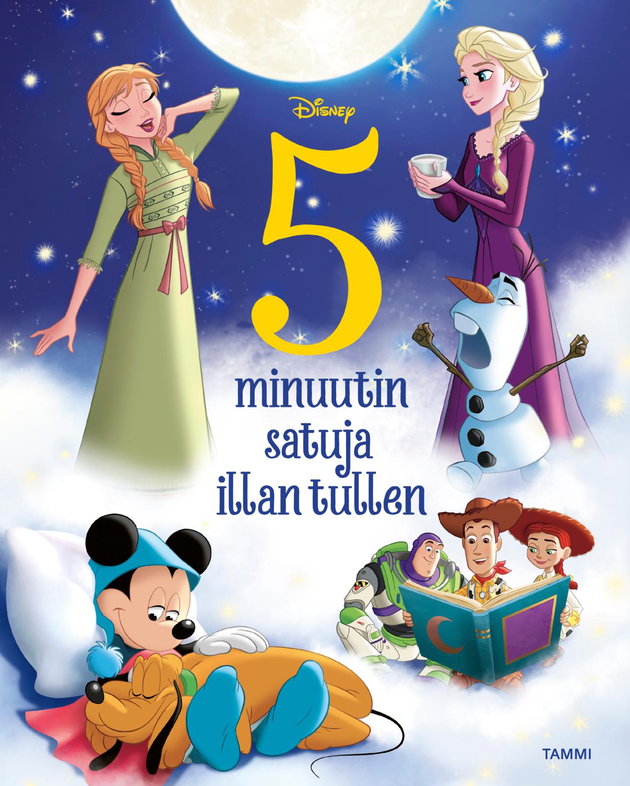 Etukansi. Disney Disney. 5 minuutin satuja illan tullen