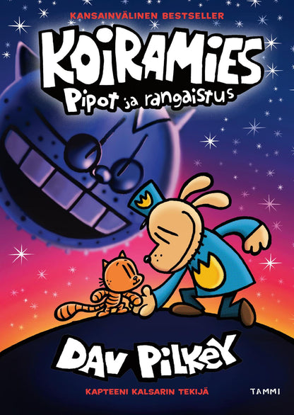 Etukansi. Dav Pilkey. Koiramies Pipot ja rangaistus