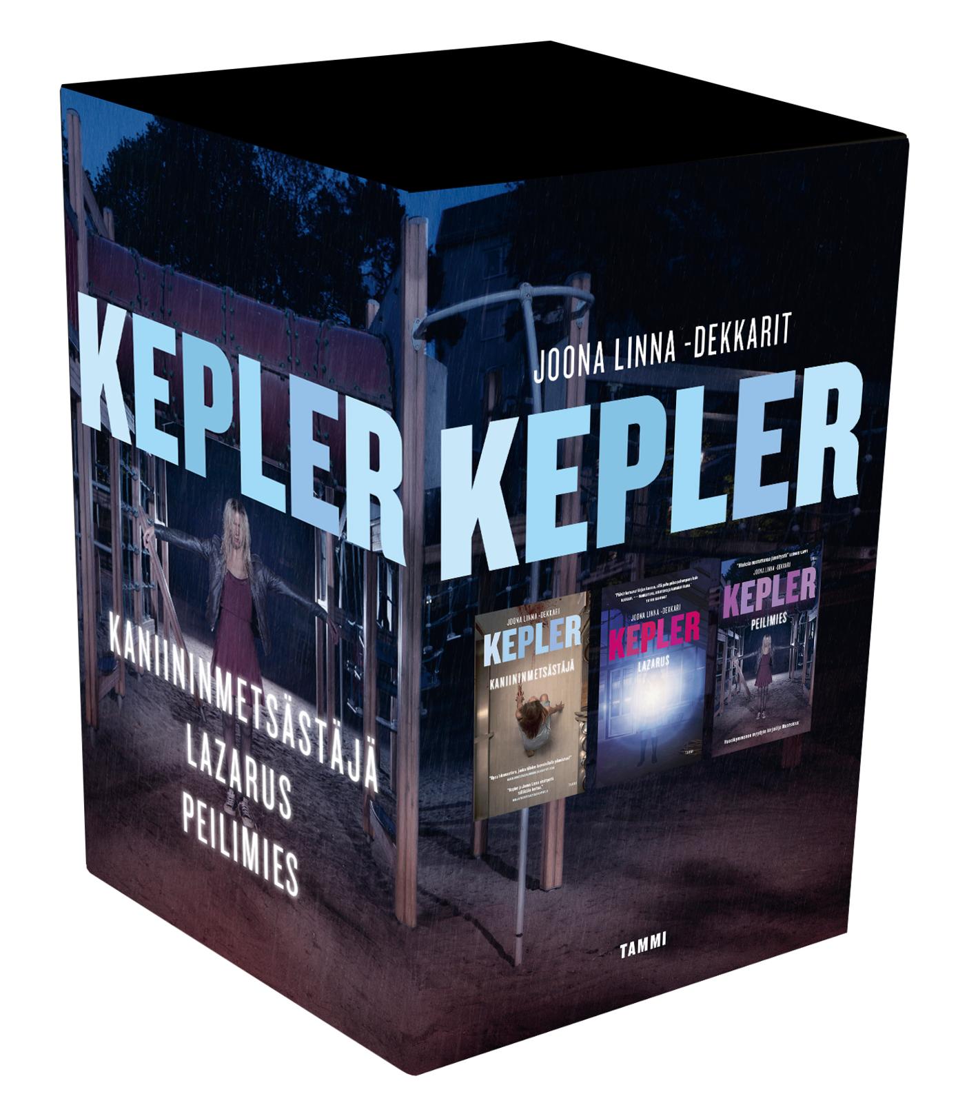 Etukansi. Lars Kepler Joona Linna -pokkariboksi 3