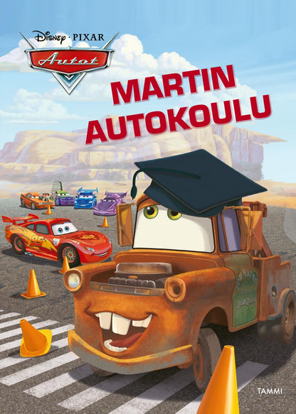 Etukansi. Disney . Disney Pixar. Autot. Martin autokoulu