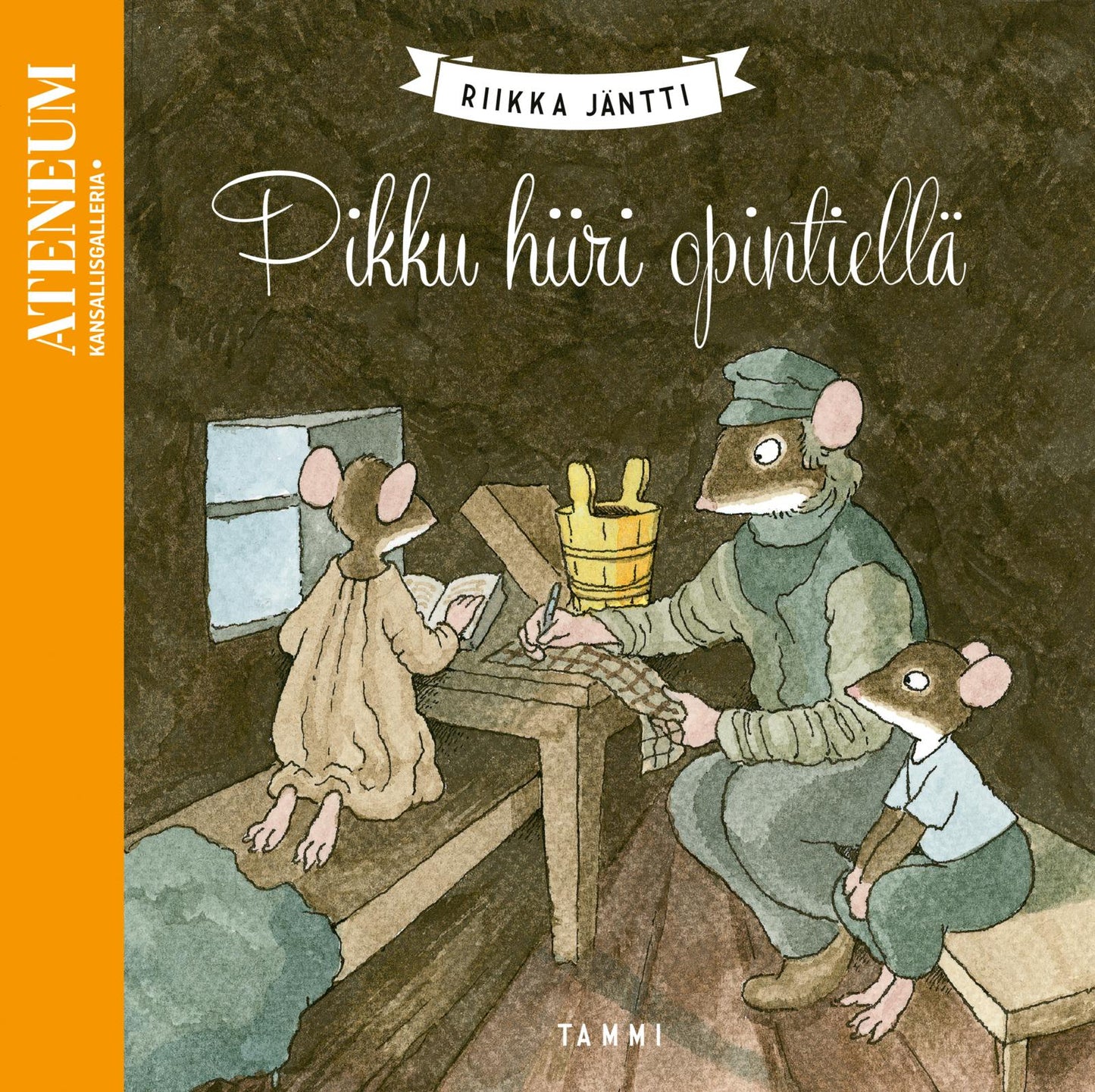 Etukansi. Riikka Jäntti Pikku hiiri opintiellä