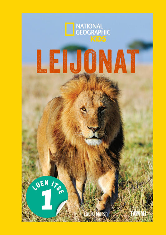 Etukansi. National Geographic. Laura Marsh. National Geographic. Leijonat.