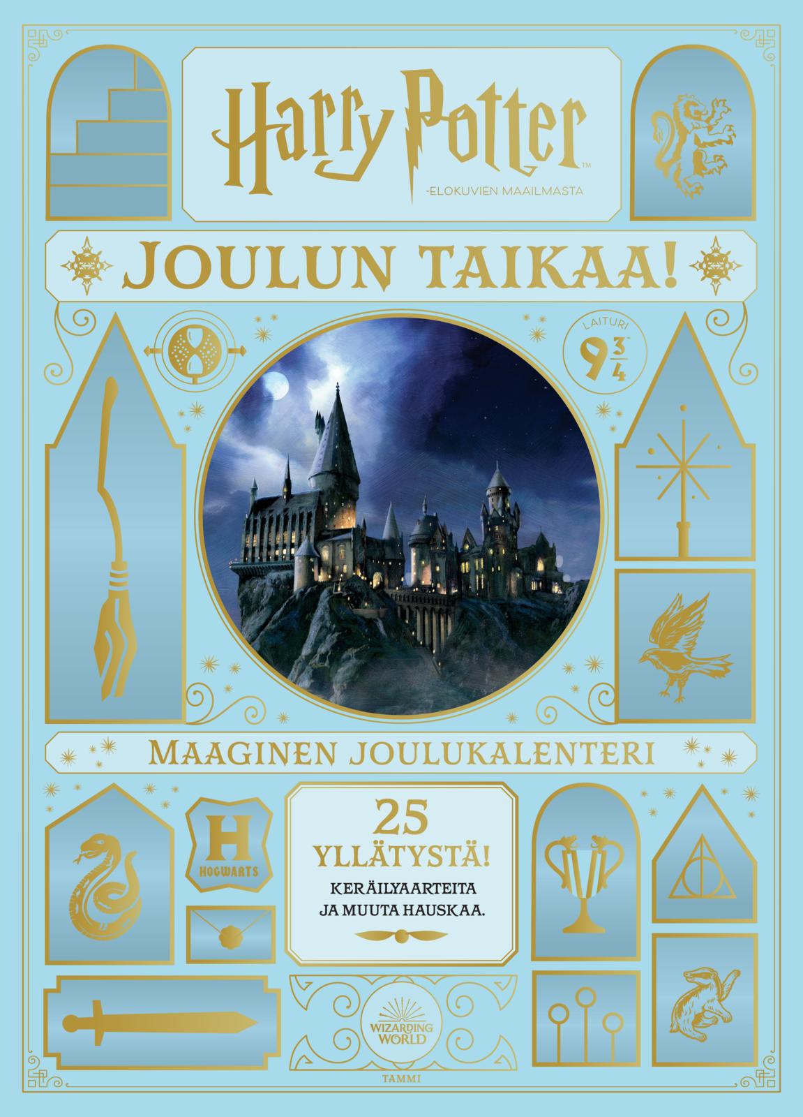 Etukansi.  . Harry Potter. Maaginen joulukalenteri