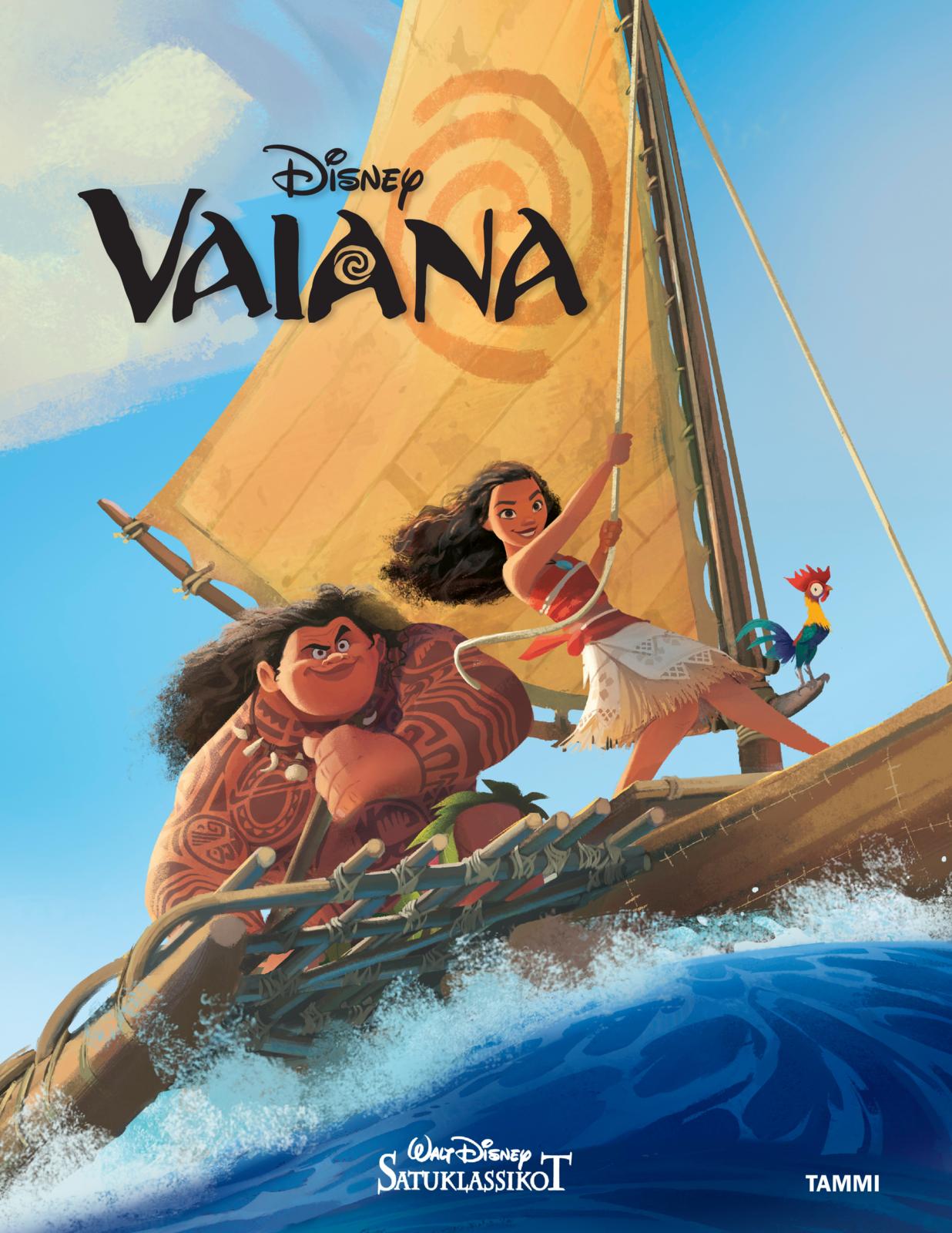 Etukansi. Disney . Vaiana. Satuklassikot