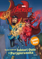 Etukansi. Marvel Tässä tulevat Tohtori Outo ja Purppuranoita. Luen itse.