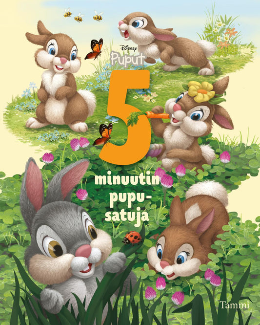 Etukansi. Disney. Disney Puput. 5 minuutin pupusatuja.