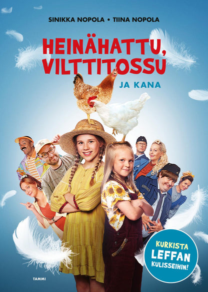 Etukansi. Sinikka Nopola Heinähattu, Vilttitossu ja kana, leffakirja