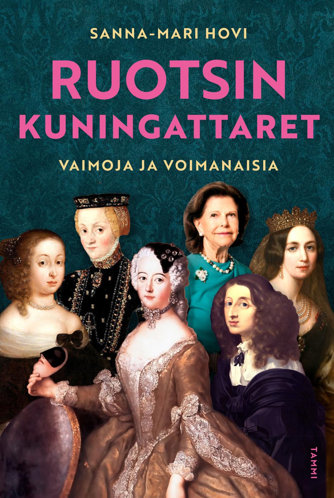 Etukansi. Sanna-Mari Hovi. Ruotsin kuningattaret