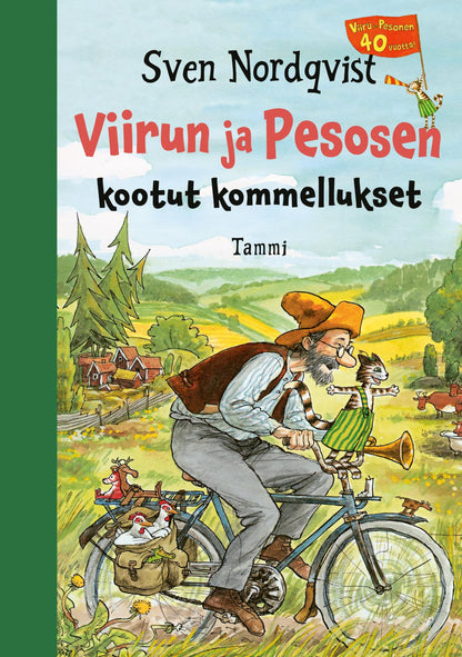 Etukansi. Sven Nordqvist Viirun ja Pesosen kootut kommellukset