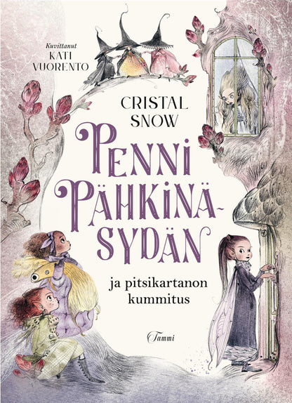 Etukansi. Cristal Snow. Penni Pähkinäsydän ja pitsikartanon kummitus
