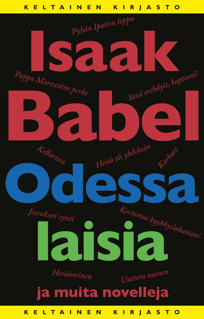 Etukansi. Isaak Babel Odessalaisia ja muita novelleja