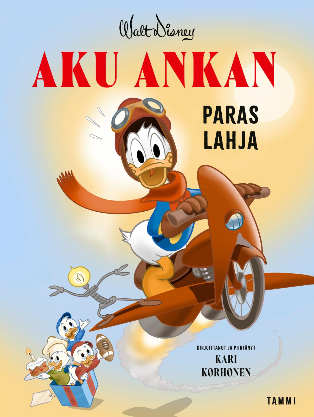 Etukansi. Disney . Aku Ankan paras lahja