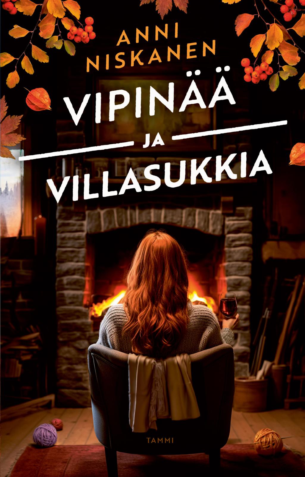 Etukansi. Anni  Niskanen. Vipinää ja villasukkia