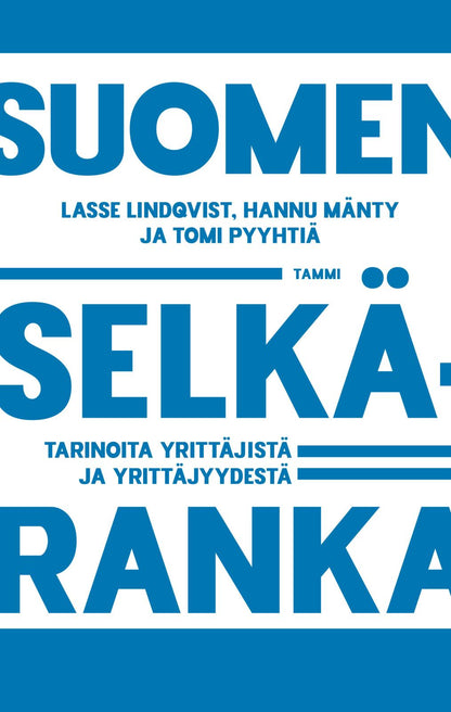 Etukansi. Lasse Lindqvist Suomen selkäranka