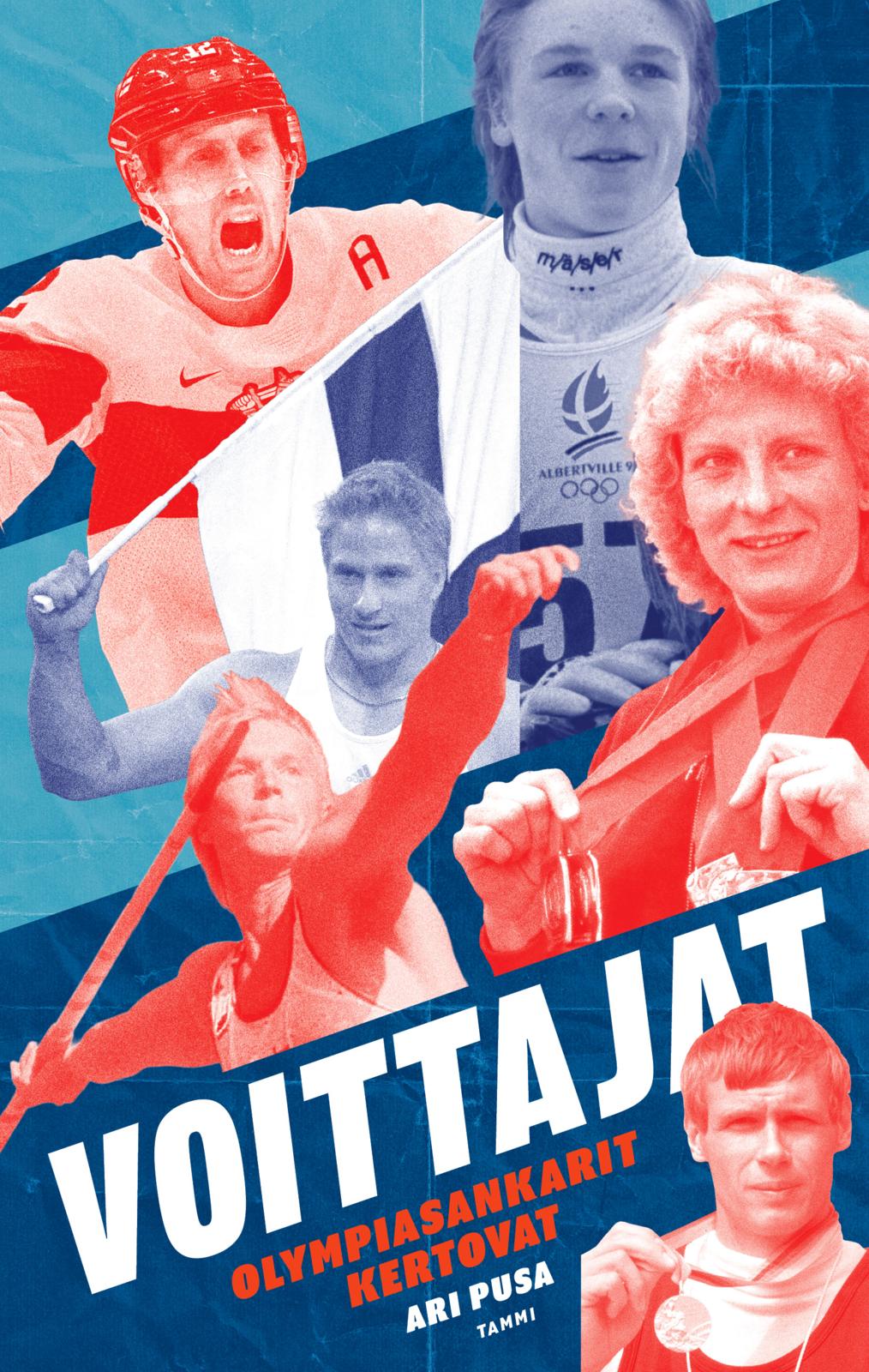 Etukansi. Ari Pusa Voittajat - Olympiasankarit kertovat