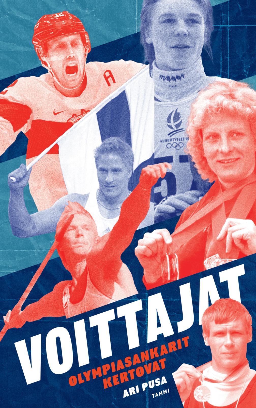 Etukansi. Ari Pusa Voittajat - Olympiasankarit kertovat