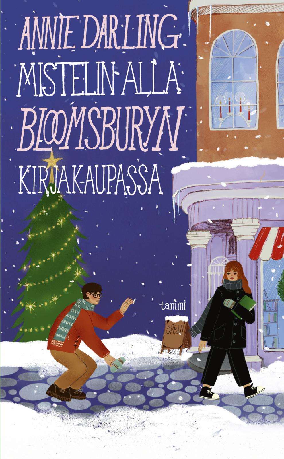 Etukansi. Annie Darling Mistelin alla Bloomsburyn kirjakaupassa