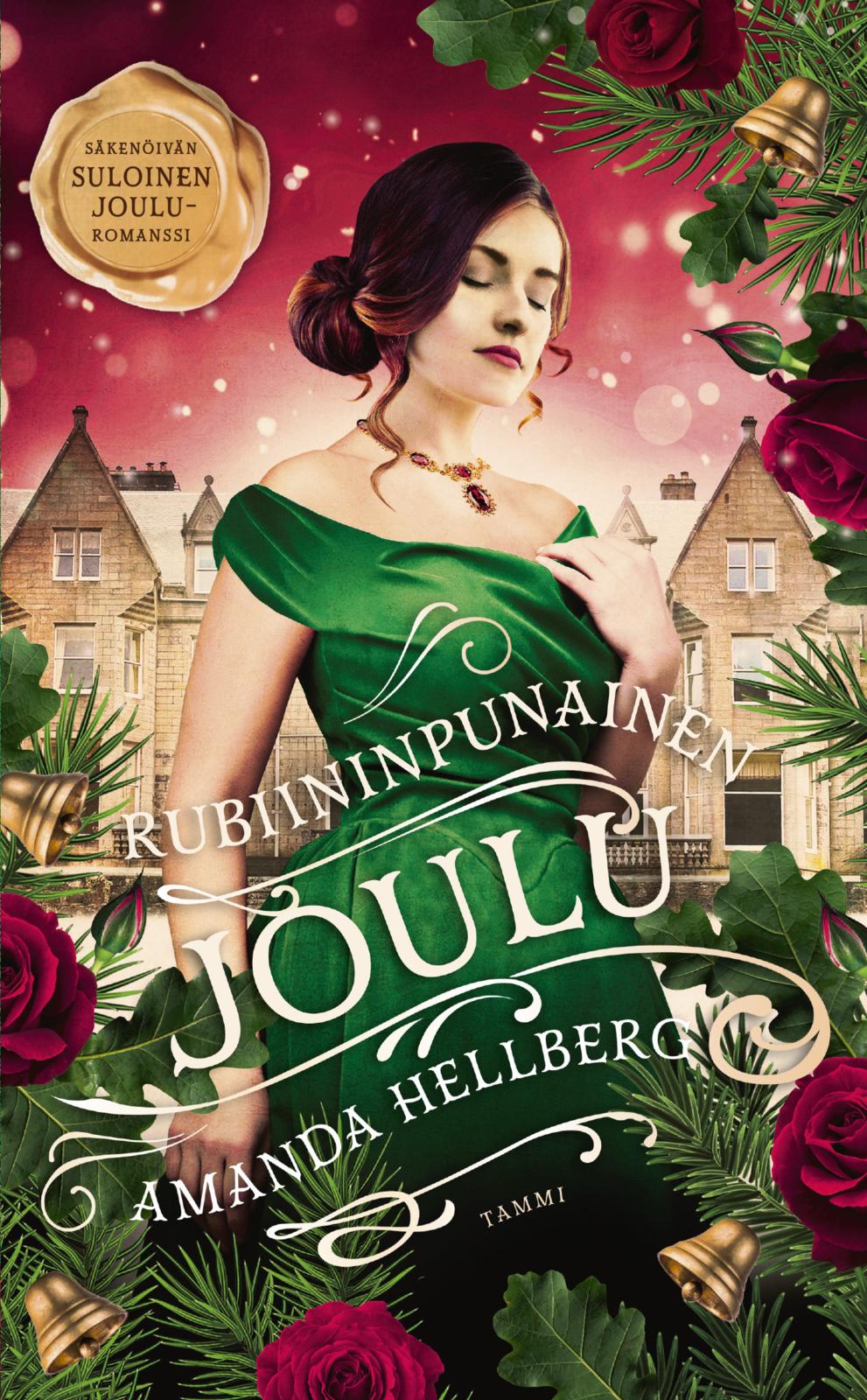 Etukansi. Amanda Hellberg Rubiininpunainen joulu