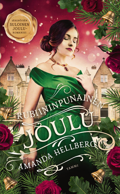 Etukansi. Amanda Hellberg Rubiininpunainen joulu