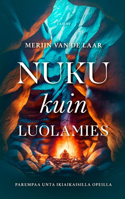 Etukansi. Merijn van de Laar Nuku kuin luolamies