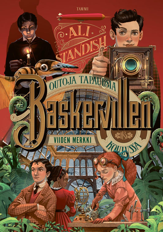 Etukansi. Ali Standish. Outoja tapauksia Baskervillen koulussa. Viiden merkki.