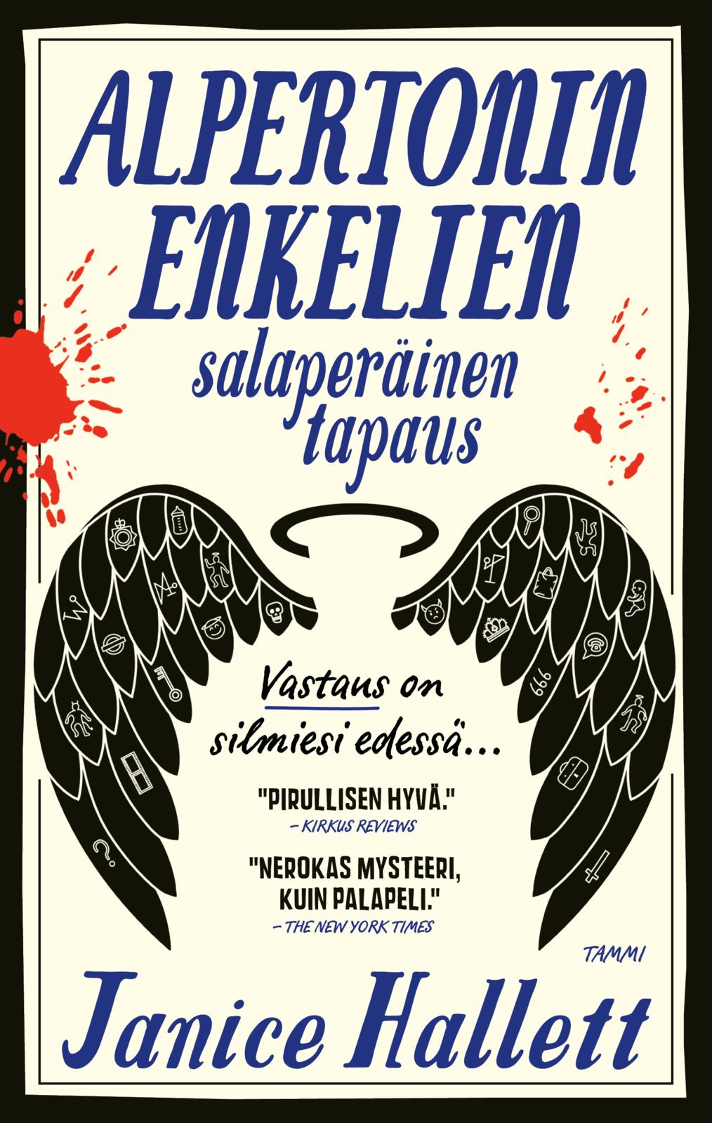 Etukansi. Janice Hallett Alpertonin enkelien salaperäinen tapaus