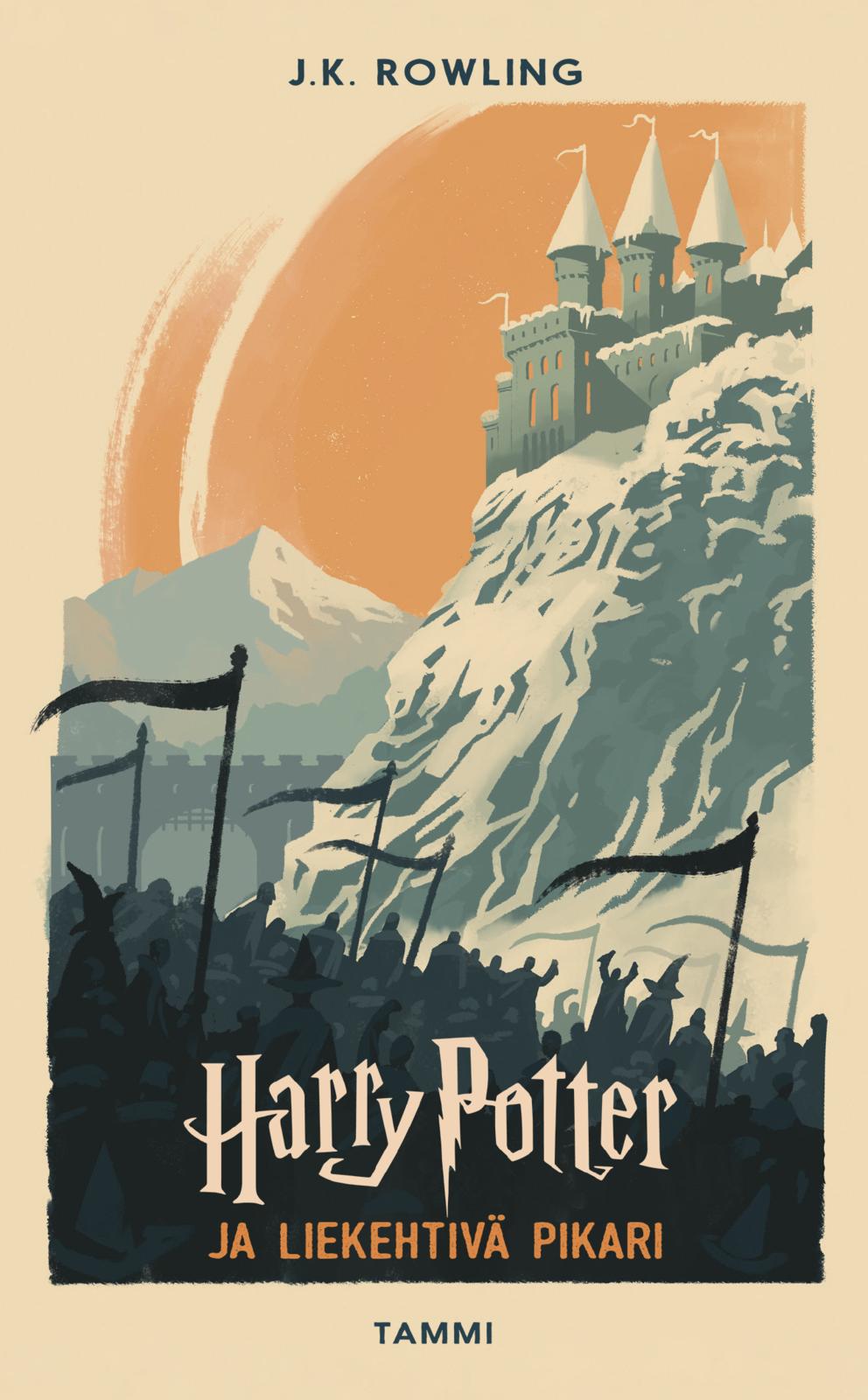 Etukansi. J.K. Rowling Harry Potter ja liekehtivä pikari