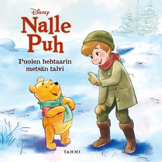 Etukansi. Disney. Nalle Puh. Puolen hehtaarin metsän talvi.