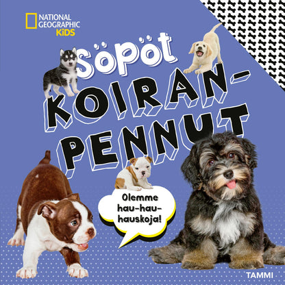 Etukansi. Crispin Boyer National Geographic. Söpöt koiranpennut