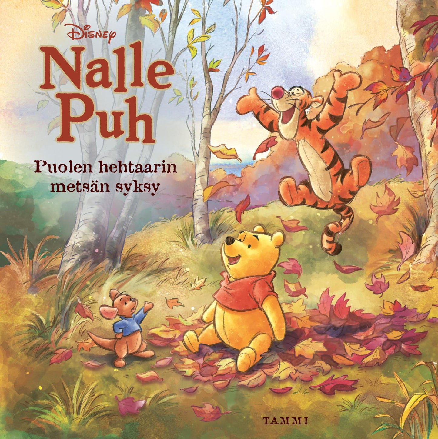 Etukansi. Disney Disney. Nalle Puh. Puolen hehtaarin metsän syksy