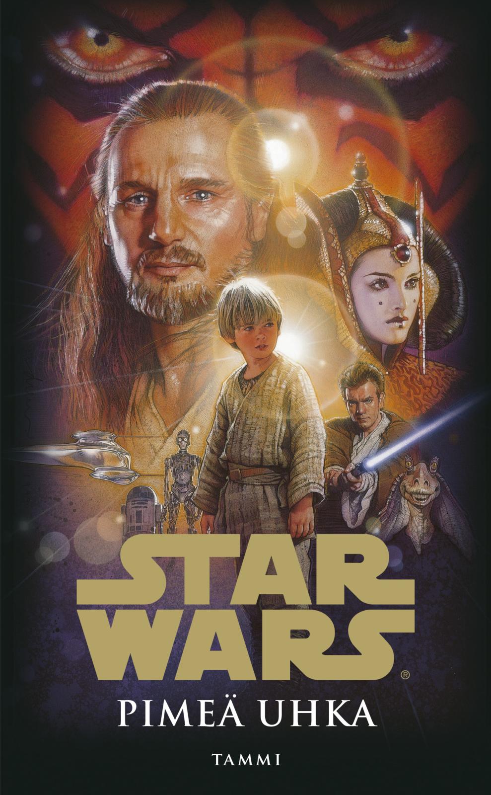 Etukansi. Terry Brooks Star Wars. Pimeä uhka