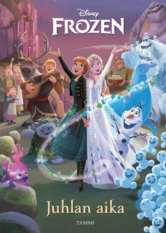 Etukansi. Disney. Suzanne Francis. Disney. Frozen. Juhlan aika.