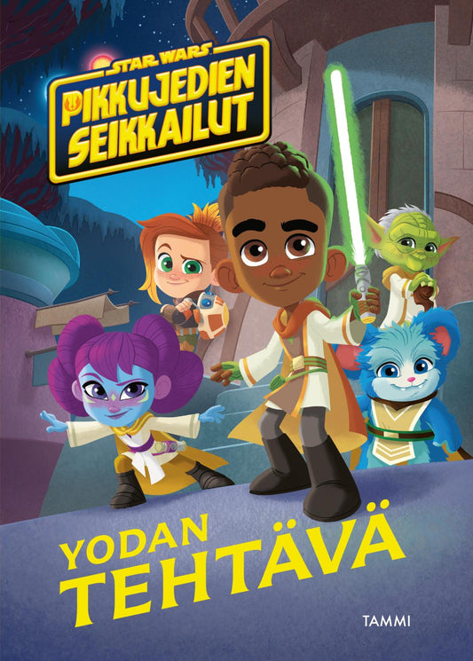 Etukansi. Jeffrey Thomas. Iboix Estudi. Star Wars. Star Wars. Pikkujedien seikkailut. Yodan tehtävä.