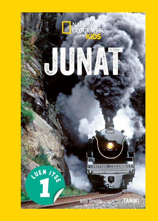 Etukansi. National Geographic. Amy Shields. National Geographic. Junat.